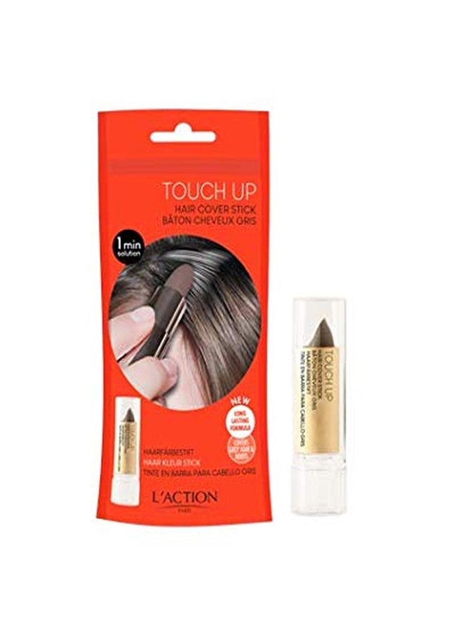 L'Action Paris Touch Up Hair Cover Stick, Covers Grey Hair and Discoloured Roots, Water Resistant Long-Lasting Formula for Natural Look, Cleanse to Remove, Dark Brown 4g - Image 2