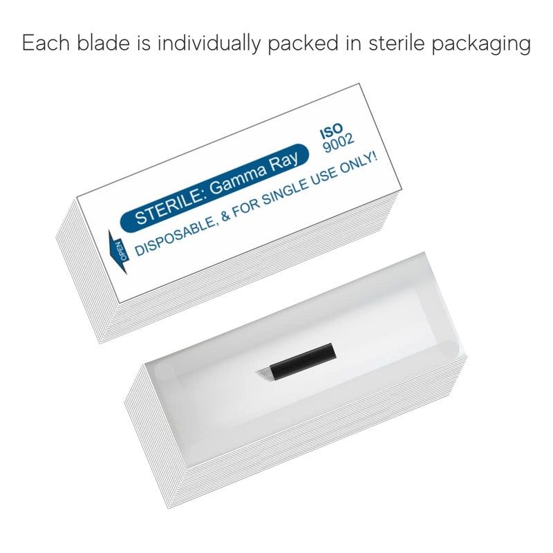 ibrow Microblading Needles, ibrow 50PCS 12CF Shape 0.18 MM Blade Needles For Manual Pen Pigment Use Eyebrow Tattoo Permanent Makeup Products Supplies (12 Pins) - Image 3