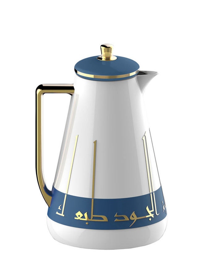 Alsaif 2-Piece Jood Coffee And Tea Vacuum Flask Set 1.0/1.0 Liter Dark Blue  - Image 2