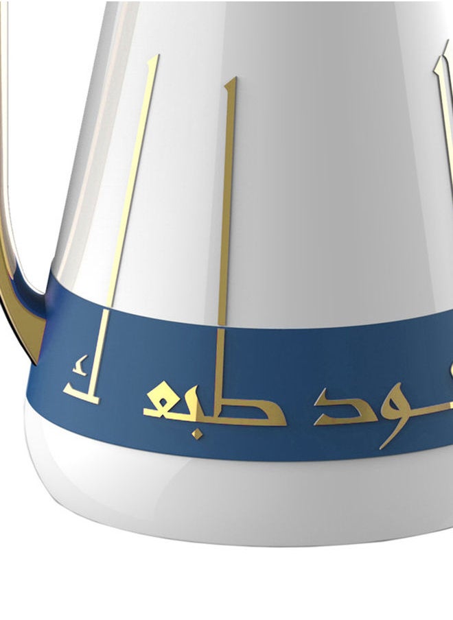 Alsaif 2-Piece Jood Coffee And Tea Vacuum Flask Set 1.0/1.0 Liter Dark Blue  - Image 3