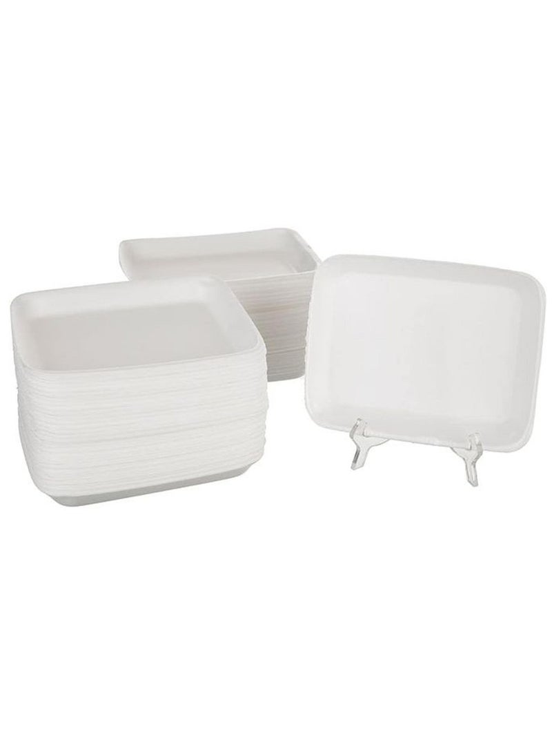 Disposable Foam Plates  25 Pcs