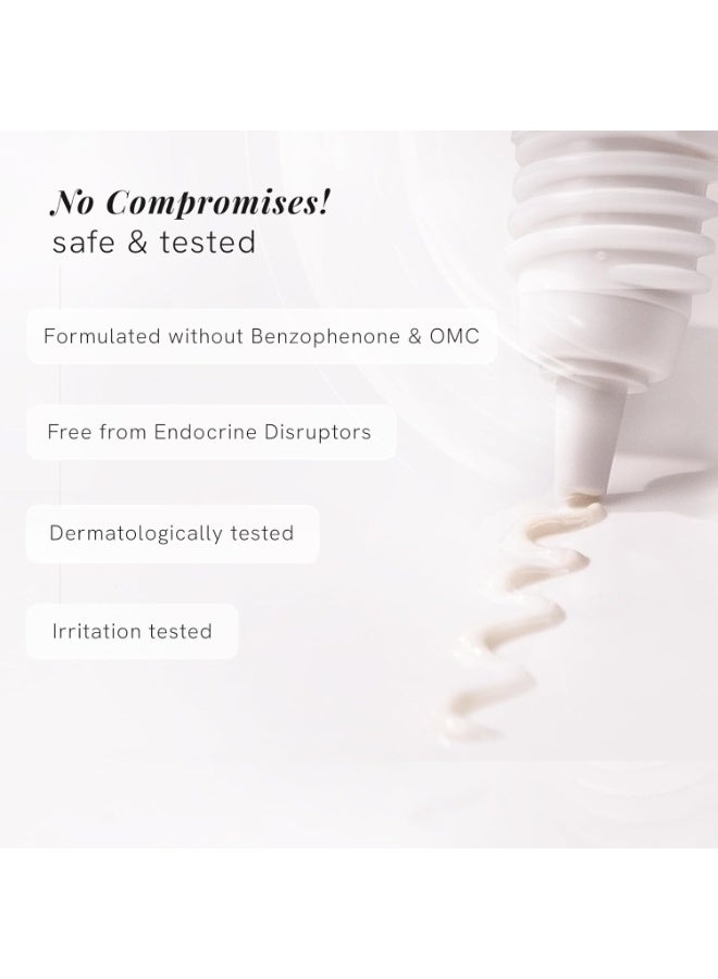 Be Bodywise Sunscreen Cream SPF 30  Ultra Lightweight  No White Cast  Broad Spectrum and Acne Safe  For Men and Women  50 ml - Image 5