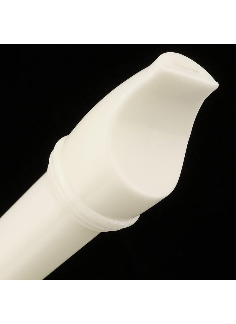 JAPCHET JAPCHET 24 Pack 12 Inch 8 Hole Soprano Recorders German Style Descant Soprano Recorder Plastic Descant Flute with Cleaning Rod  Storage Bag for Graduation Show Gift White  - Image 3