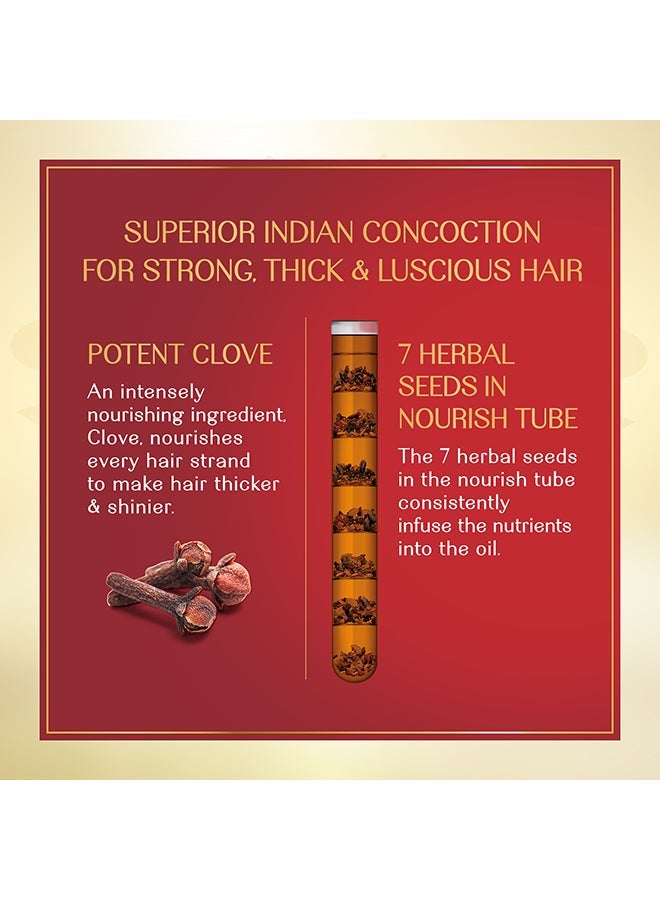 Herbsindia Clove And 7 Herbal Seeds Hair Oil With Nourish Tube 280ml - Image 3