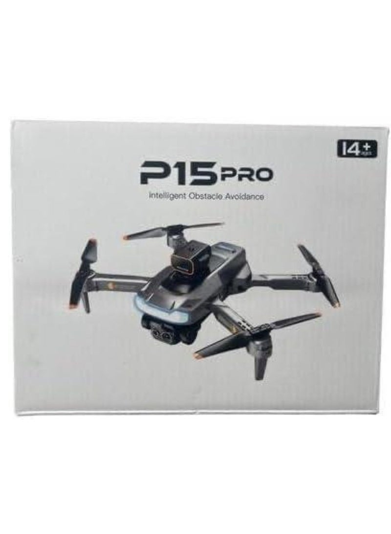 JAJEEK P15 Pro Quadcopter Drone – 1080P HD FPV Camera, WiFi Live Video, Smart Control, Altitude Hold, 360° Flips, Foldable Design, Long Battery Life – Great for Kids, Beginners & Aerial Photography - Image 3