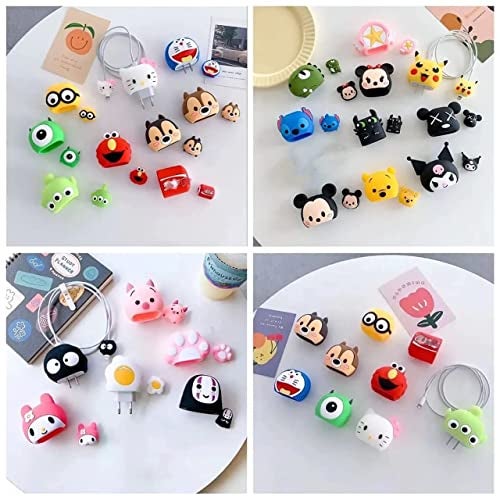 Careflection Premium Cartoon 3D Design Protective Case for 20W iPhone USB-C Power Adapter Charger Cable Protector Sleeve Toothless Dragon - Image 3