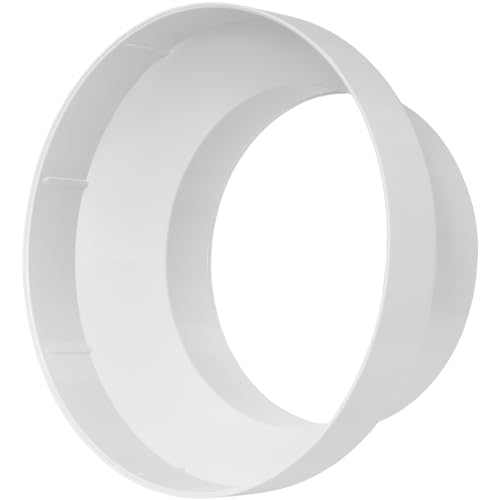 ECOPRO VENT 5" to 4" Eccentric Reducer/Increaser - Connect Straight & Flex Duct, Fan or Vent - HVAC, Heating & Cooling Applications - Image 2