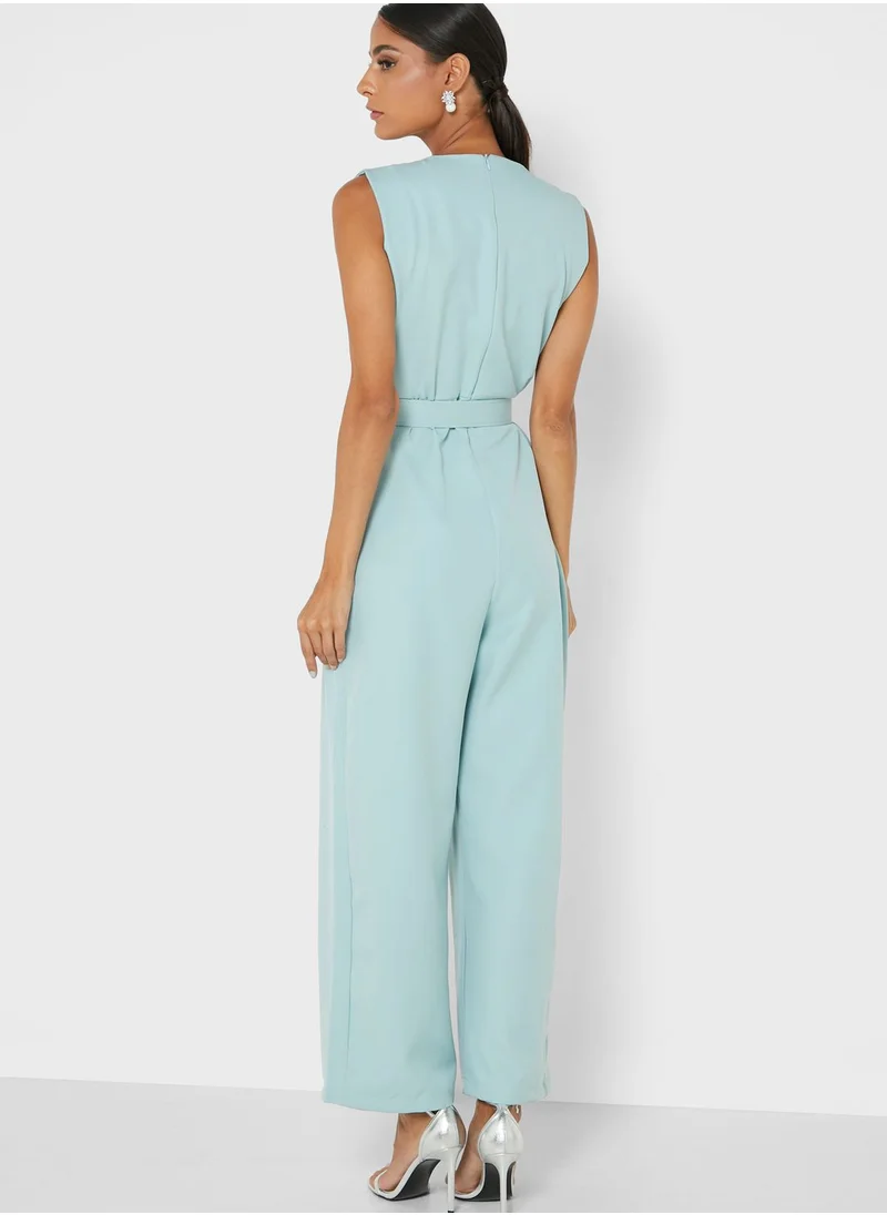 Khizana Belted Jumpsuit