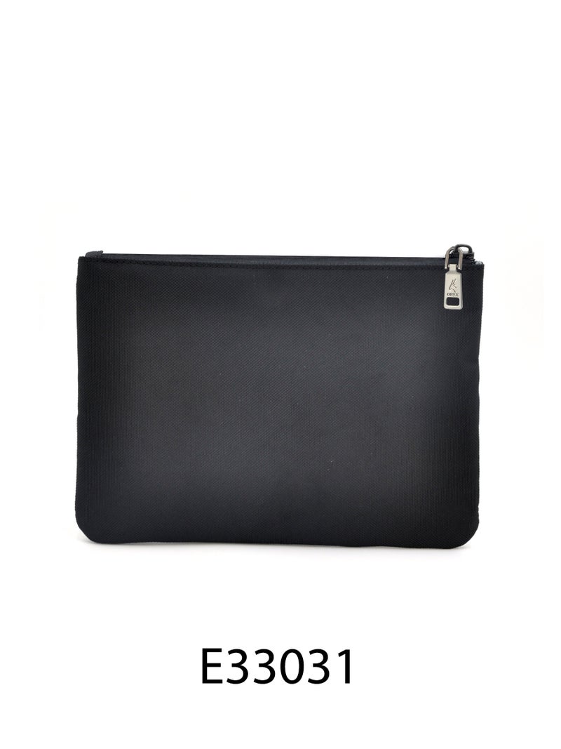 ORYX Unisex Compact Utility Organizer – Multi-Pocket Zipper Pouch for Pens, Cards & Essentials Black - Image 2