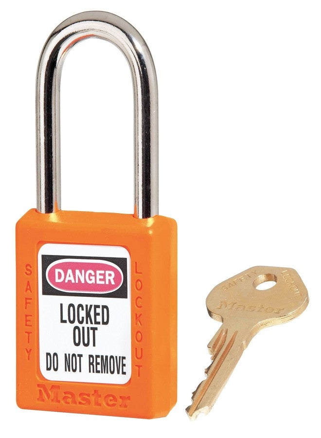 Master Lock Lockout Padlock, KA, Orange, 1/4 in., PK3