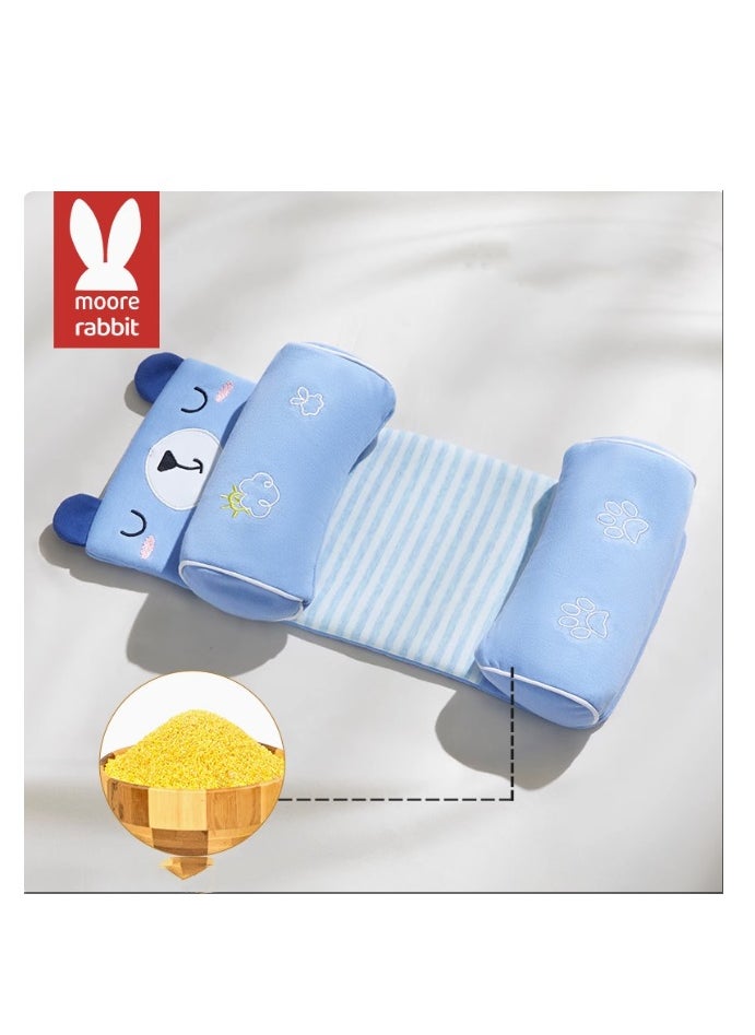 Moore Rabbit (7A Antibacterial And Mite Proof) Newborn Pure Cotton Soft And Comfortable Shaping Pillow  - Image 1