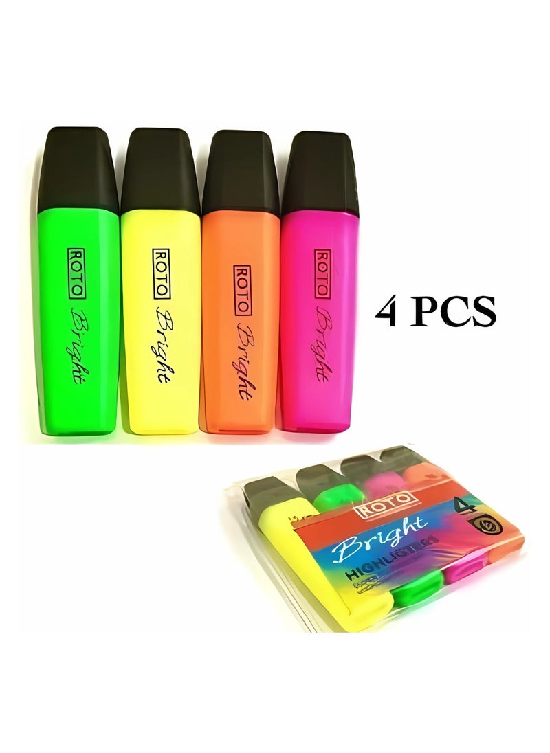 Generic Set of 4 Highlighters by Roto  - Image 2