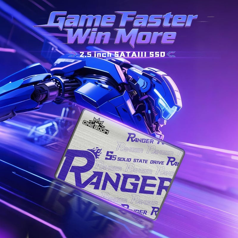 OneBoom 1TB SSD 2.5 Inch SATA III 6Gb/s Internal Solid State Drive, Read Speed Up to 550MB/s, For PC/Laptop/PS4 - Image 2