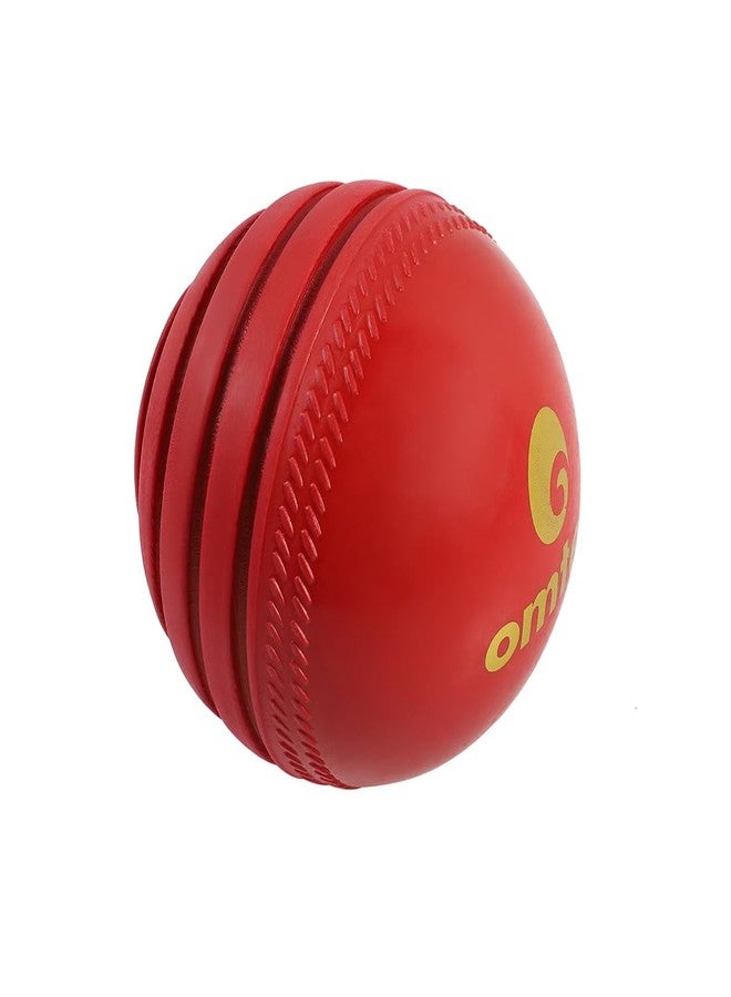omtex Cricket Wobble Ball for Reflex Training | Red Color | Ideal for Hand-Eye Coordination & Speed Drills | Durable Synthetic Material for All Skill Levels | Pack of 1 - Image 5