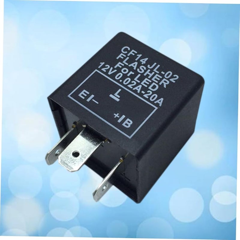 12 فولت فلاشر LED أسود إصلاح حمل منخفض إشارة انعطاف سهلة التركيب - Image 5