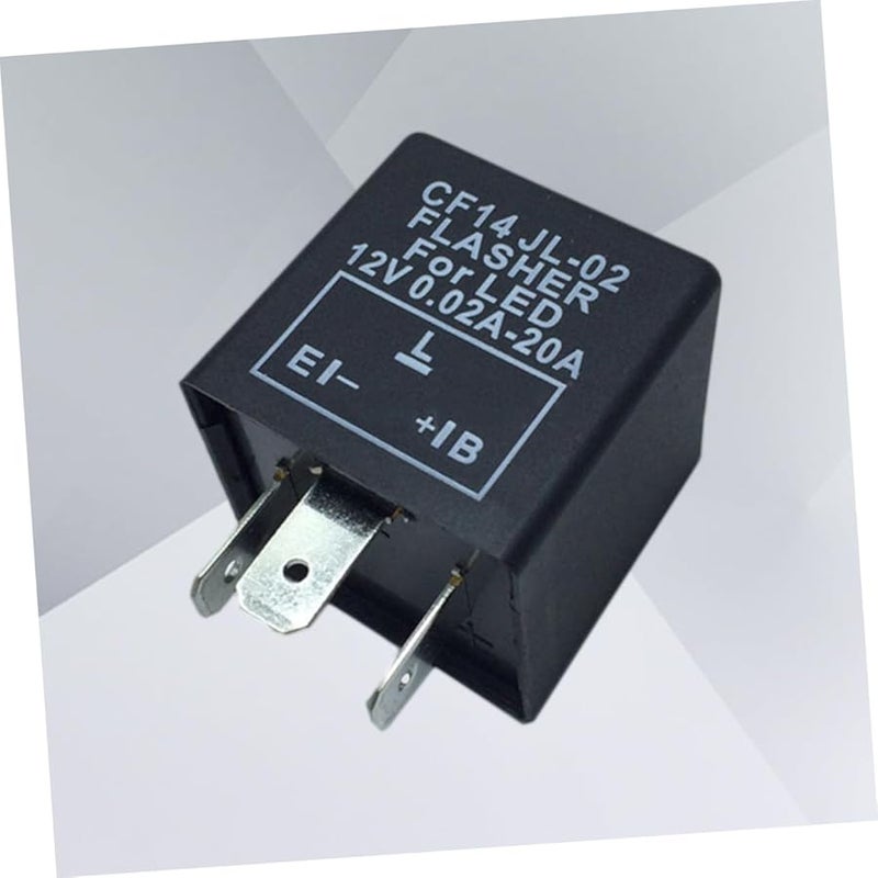 12 فولت فلاشر LED أسود إصلاح حمل منخفض إشارة انعطاف سهلة التركيب - Image 3