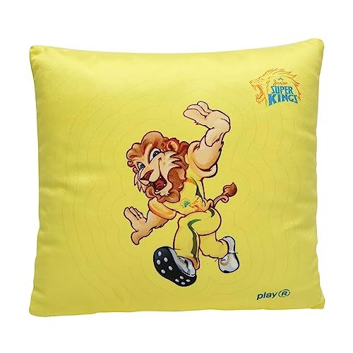 playR Chennai Super Kings - Back Cushion (Small) - PRBackC-CSK-02 - Image 1