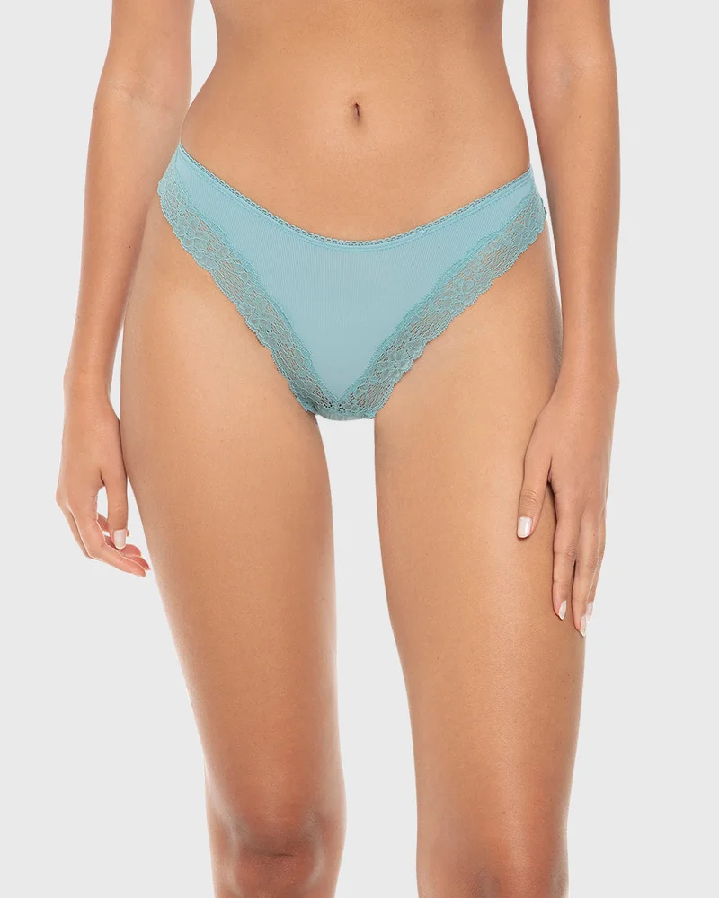 ايسلا اند ايفي Isla & Evie Casual Comfort Rib Cheeky Panty