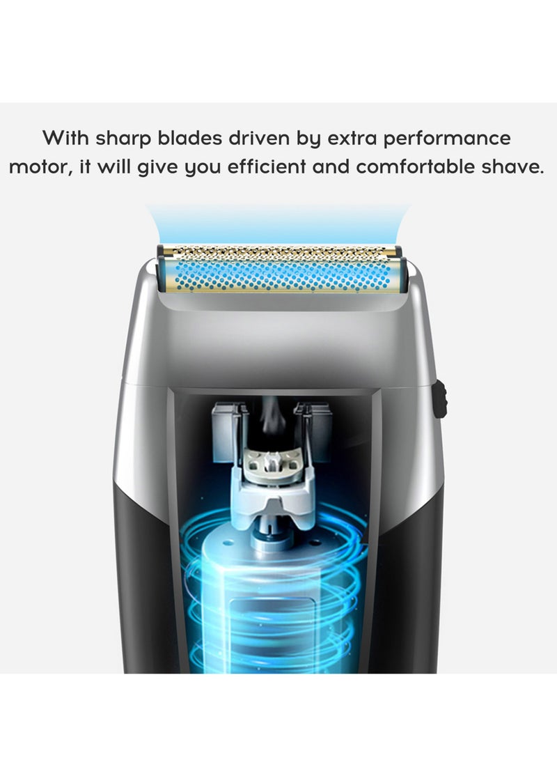 Arabest Men'S Razor Lcd Digital Display Full Body Wash Electric Shaver - Image 3