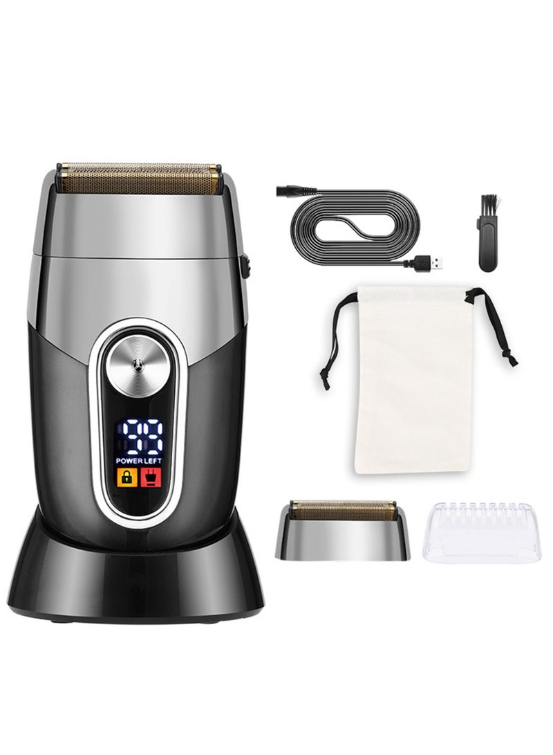 Arabest Men'S Razor Lcd Digital Display Full Body Wash Electric Shaver - Image 1