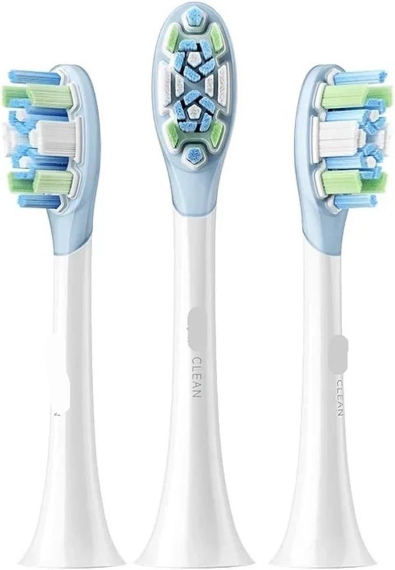 Compatible Oscillating Electric Toothbrush Replacement Heads Clean Version 3 Pack Sonic Vibration - Image 1
