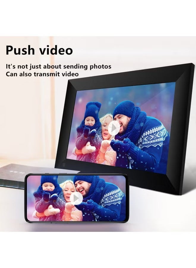 P100 WiFi Digital Picture 10.1-inch 16GB Smart Electronics Photo Frame Black 35.2 x 4.7x 21.4cm - Image 2