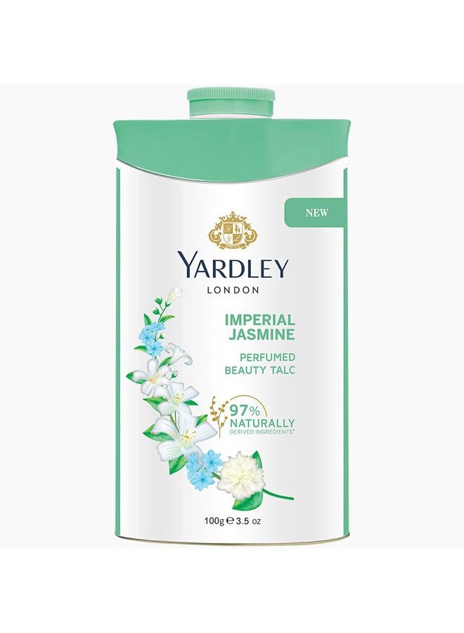 Yardley London Perfumed Talc Jasmine 100g - Image 1