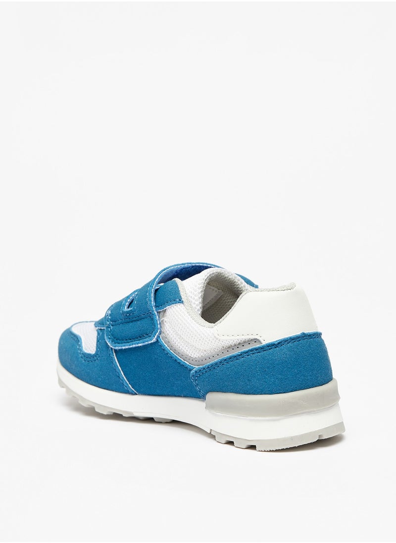 Lee Cooper - Boys Logo Detail Sneakers with Hook and Loop Closure - Image 1