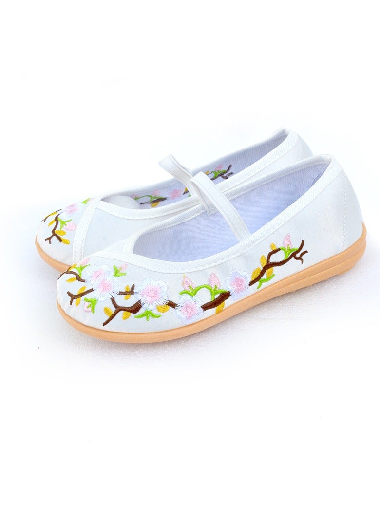 general Traditional Chinese Hanfu Shoes for Kids - Ethnic Embroidery Cloth Shoes with Cultural Charm (Perfect for Hanfu/Qipao/Performance)