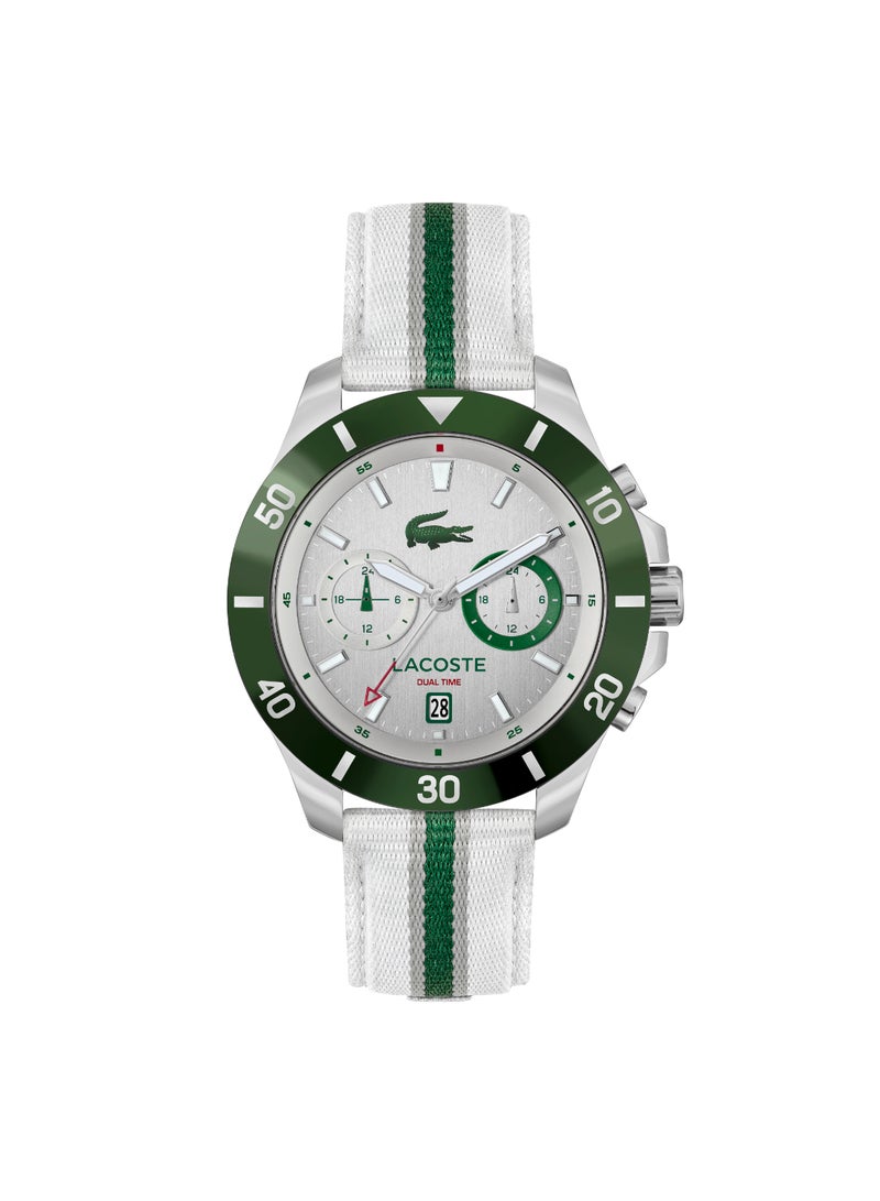 LACOSTE Round Analog Men's Silver Case Watch - 2011340 - Image 1