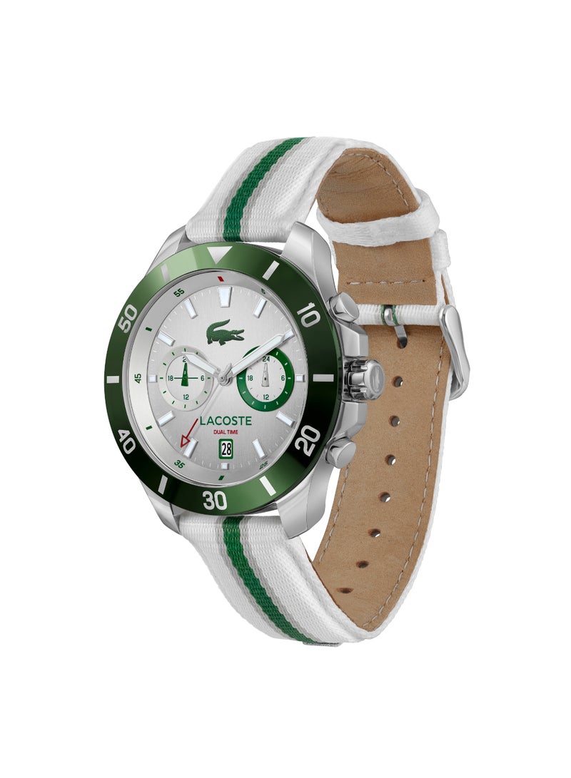 LACOSTE Round Analog Men's Silver Case Watch - 2011340 - Image 2