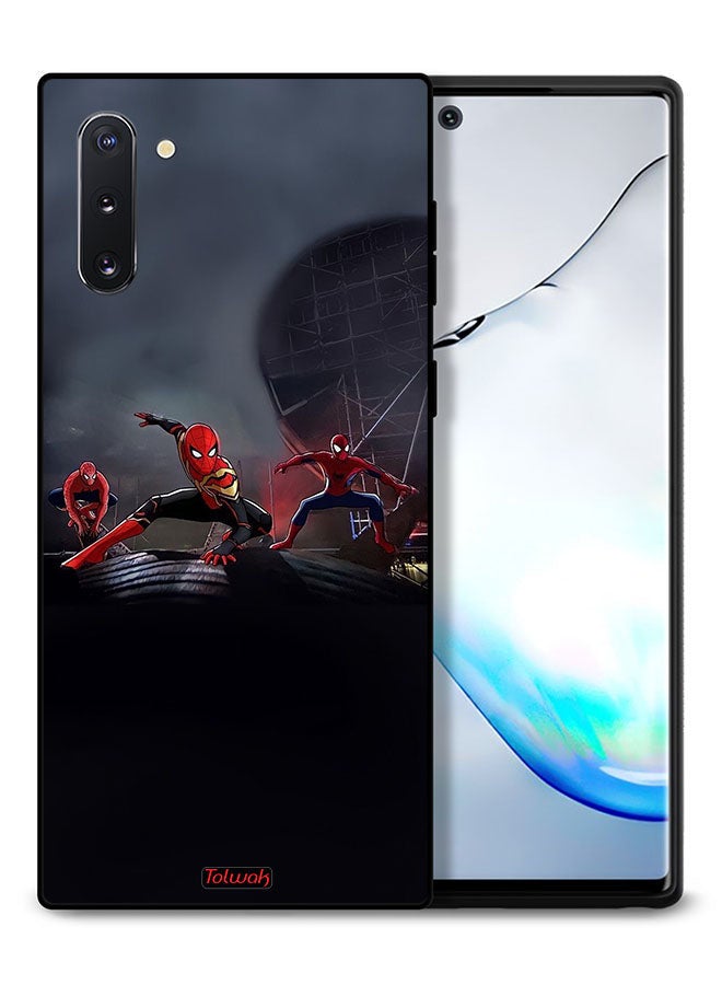 Tolwak Samsung Galaxy Note 10 Protective Case Cover Three Spiders - Image 1