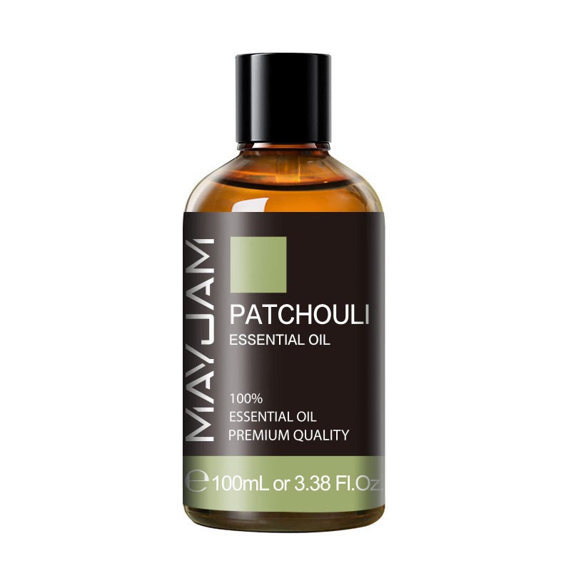 MAYJAM Patchouli Essential Oil, MAYJAM 3.38FL.OZ Essential Oils, Use with Aromatherapy Diffuser, During Yoga, Massage, Bath, Patchouli Oil for Skin - Image 2