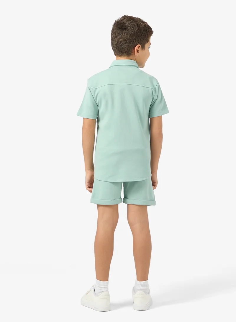 Ripples Boys Tee With Shorts Set