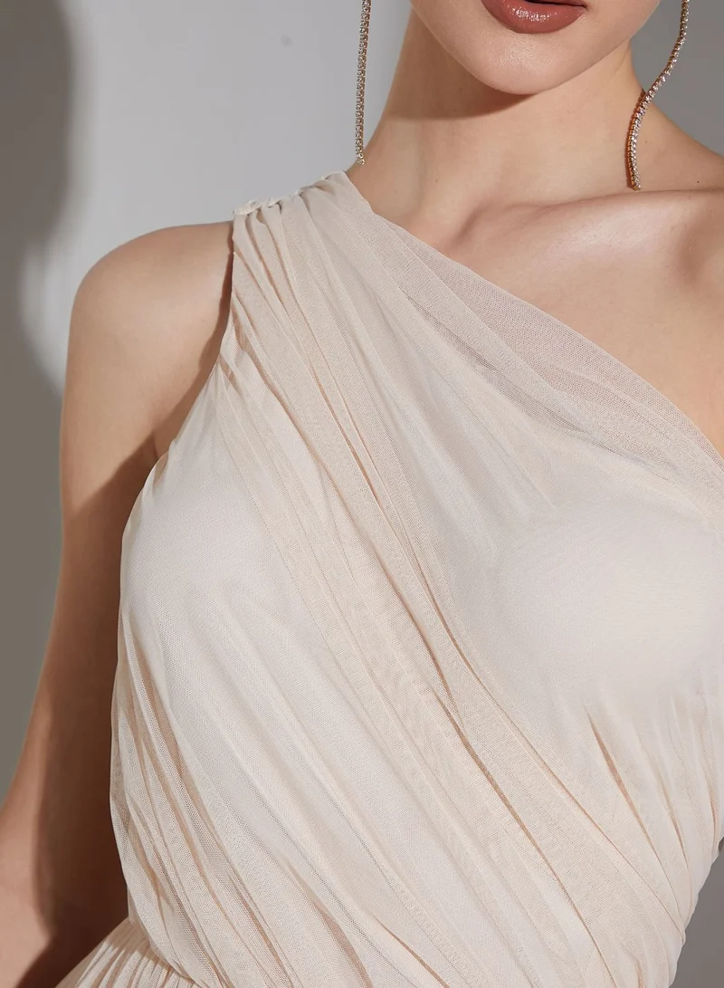 Namshi x Tulle Ruffle Dress