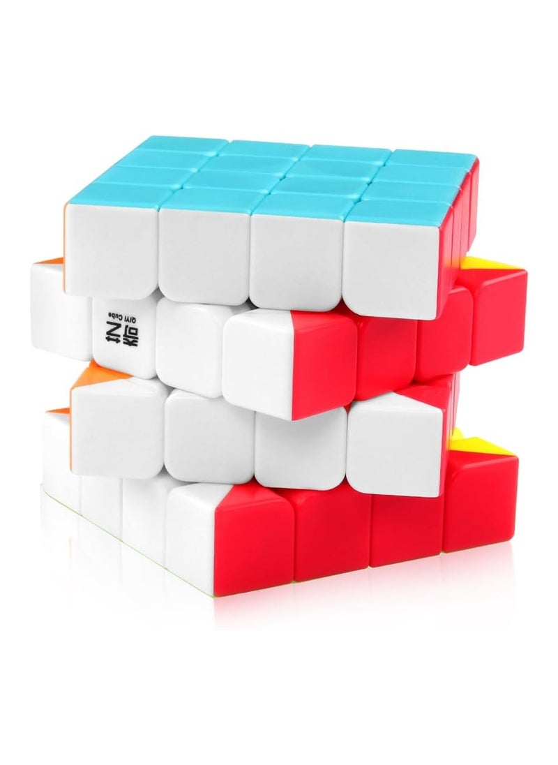 null - Speed Cube 4x4x4 Stickerless with Cube Tutorial - Turning Speedly Smoothly Magic Cubes 4x4 Puzzle Game Brain Toy for Kids and Adult - Image 1