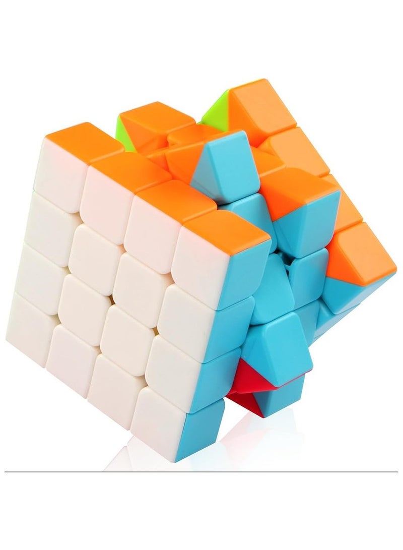 Speed Cube 4x4x4 Stickerless with Cube Tutorial - Turning Speedly Smoothly Magic Cubes 4x4 Puzzle Game Brain Toy for Kids and Adult - Image 4