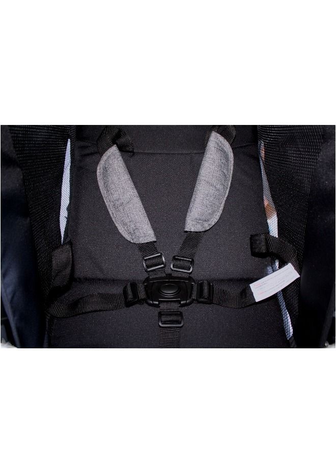 Toy Box Lightweight Foldable Baby Stroller High Grade Material Foldable Handle Red - Image 5