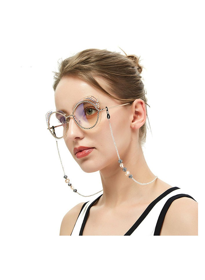 Women's Anti-Slip Beaded Eyeglass Chain - Image 1