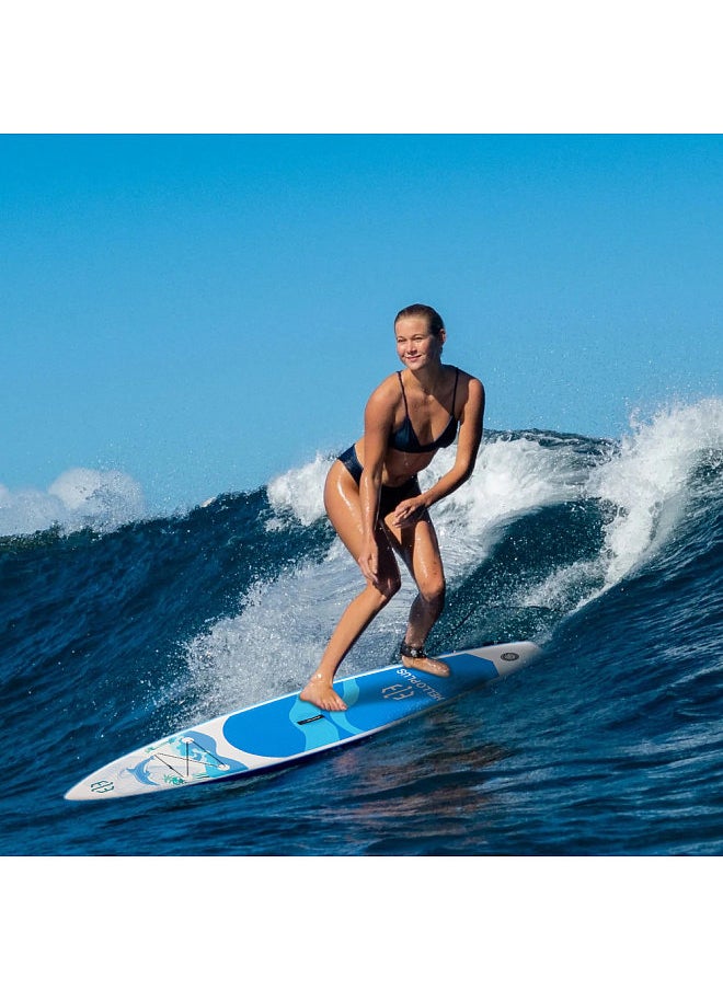 Generic Inflatable Stand Up Paddle Board 3.5m PVC Surfboard for Adults - Stable Versatile and Portable for Surfing Racing Fishing and Yoga Surf Board  - Image 4