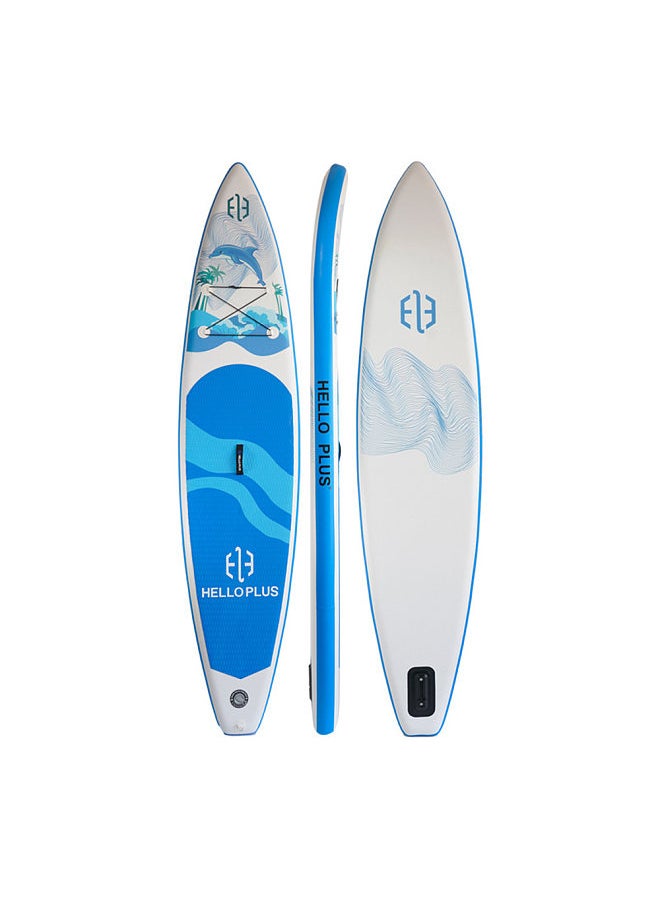 Generic Inflatable Stand Up Paddle Board 3.5m PVC Surfboard for Adults - Stable Versatile and Portable for Surfing Racing Fishing and Yoga Surf Board  - Image 2