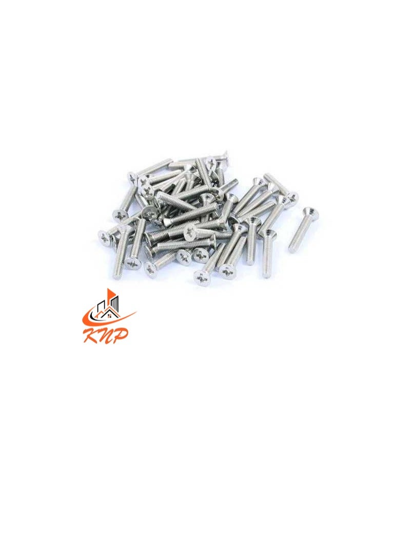 KNP Countersunk Machine Screws - Pack of 200 (M4 x 10mm) - Image 2