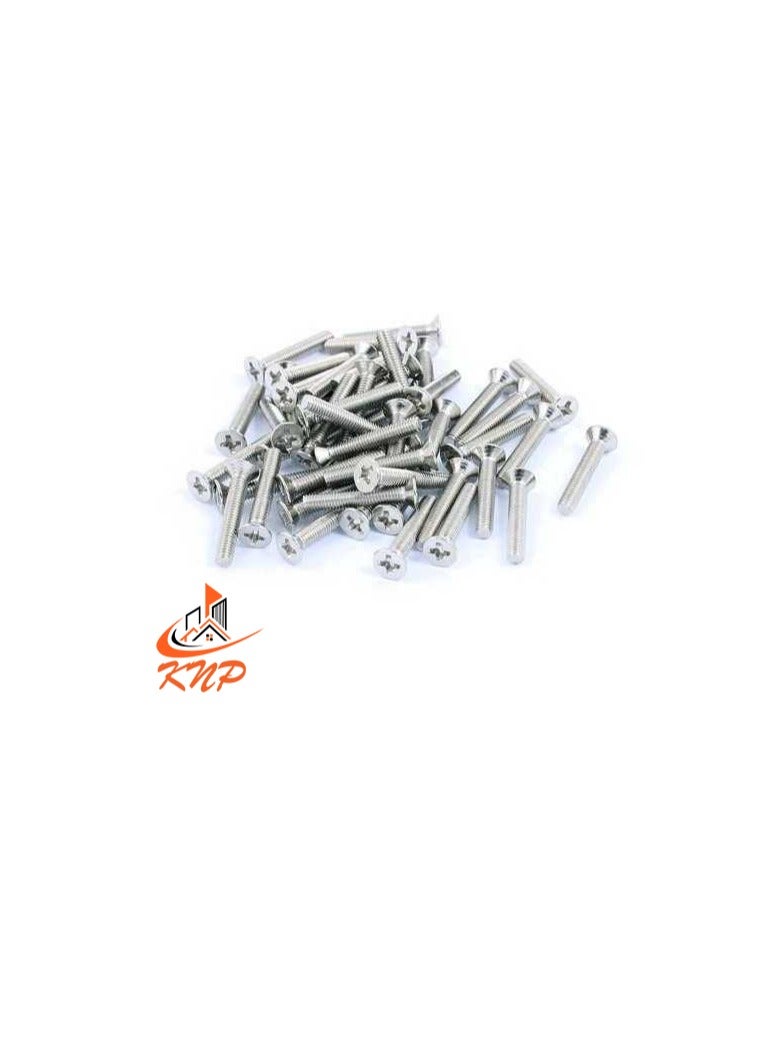 KNP Countersunk Machine Screws - Pack of 200 (M4 x 10mm) - Image 3