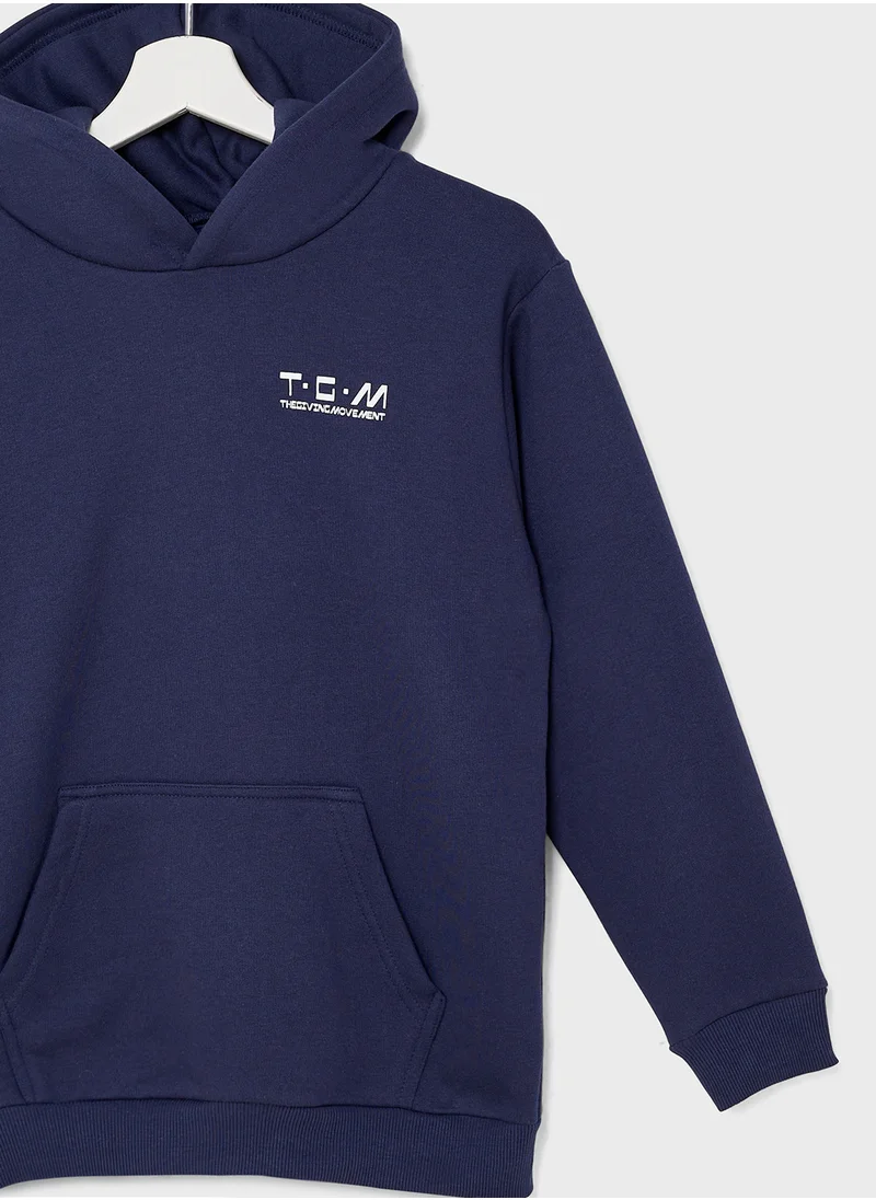 ذا جيفينج موفمنت Kids Lounge Regular Pocket Hoodie