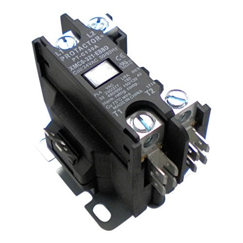 Protactor 1 Pole 32 AMP Heavy Duty AC Contactor Replaces Virtually All Residential 1 Pole Models 30 Amps or Less - Image 1