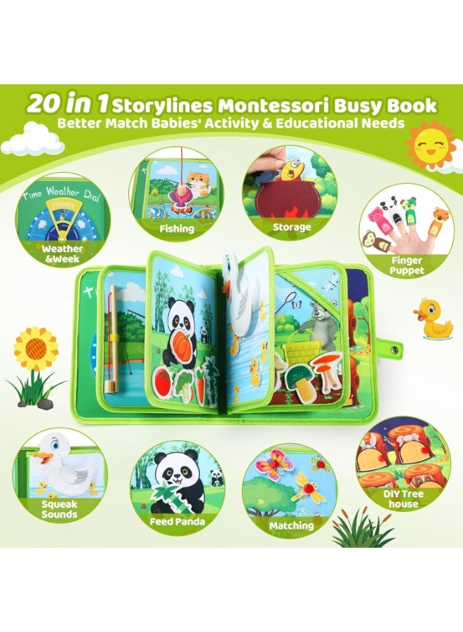 LBMT كتاب مشغول للأطفال الصغار من عمر 1 إلى 5 سنوات،لعبة طائرة مونتيسوري، لوحة مشغولة للأطفال بعمر 1+ عامًا مع لعبة صيد الأسماك، مهارة حركية لدمية الإصبع، كتاب حسي للأنشطة الهادئة للتعلم التعليمي، هدية عيد ميلاد لصبي وفتاة من عمر 1 إلى 5 سنوات - Image 5