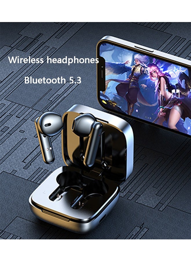 X-level - Wireless Bluetooth Earphones,Active Noise Cancelling Earbuds,LED Charging Case K60 Bluetooth 5.3 Bass Boost True Wireless Earbud Headphones with Built-in Mic for iPhone,Android,Windows,iOS - Image 1