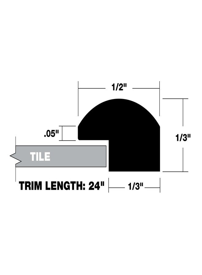 Aspect Backsplash Vinyl Trim Kit in Ivory - Image 3