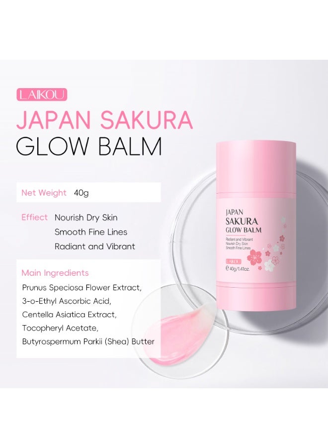 Laikou Japan Sakura Glow Balm – 40g - Image 4