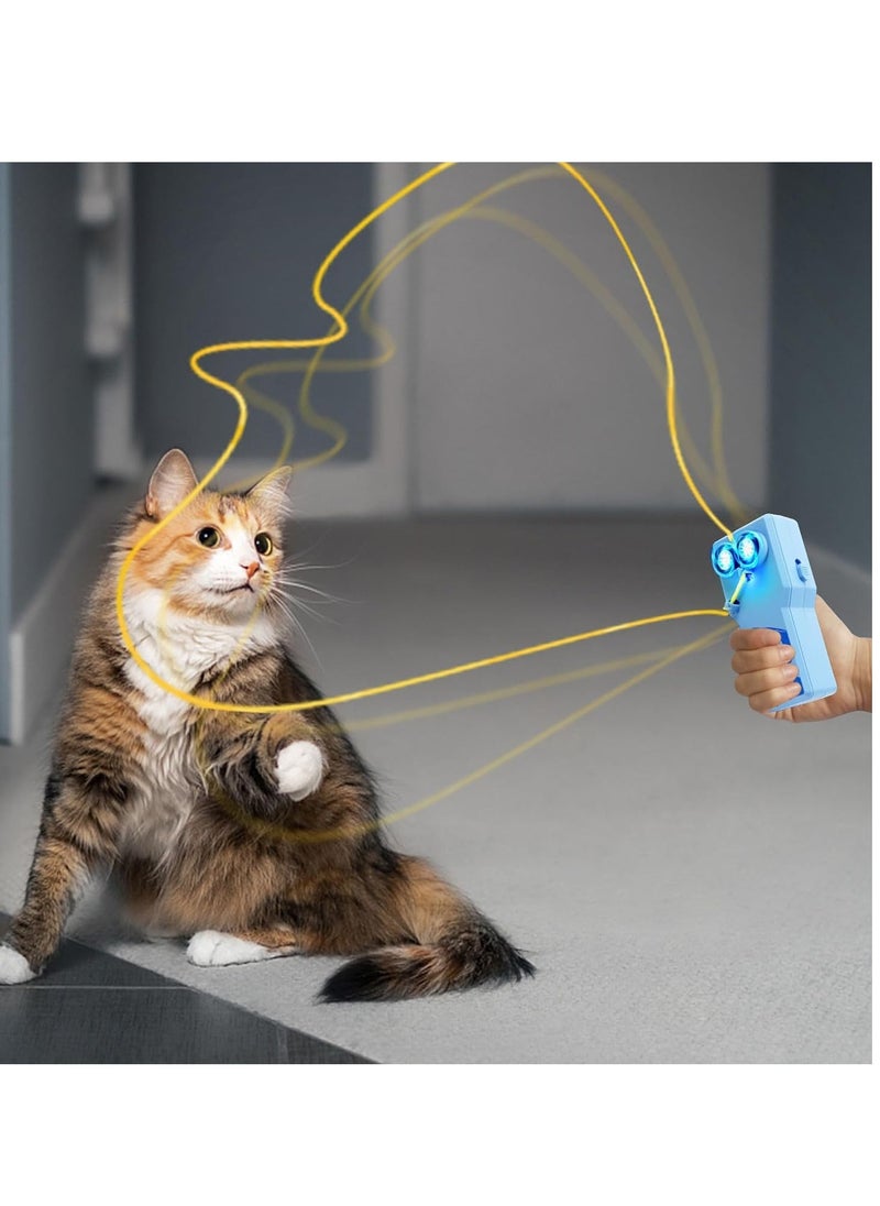 KASTWAVE - String Shooter Toy, Handheld Rope Launcher Fidget Toys, Portable Electric Lasso Rope Toddler Toys with Dark Blue Shark Motif, Fun Lasso Toy for Kids Adults, Best Gift for Birthdays - Image 1
